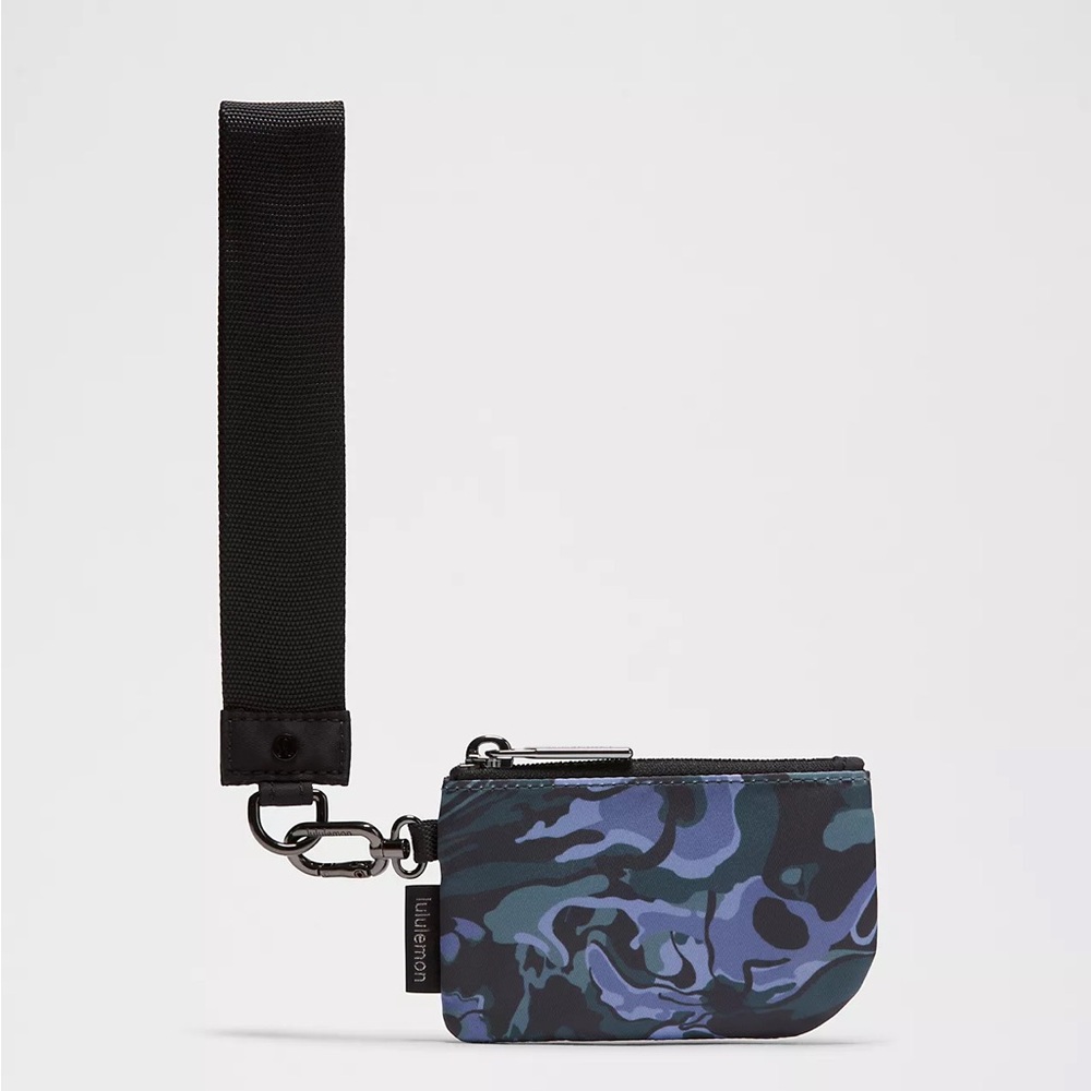 Lululemon Dual Pouch Wristlet- Flower Meld Mini Multi/Gunmetal - Picture 6 of 7